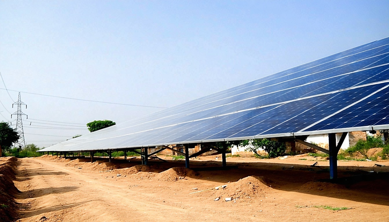 Solar energy panels powering communities by Hindustan Power